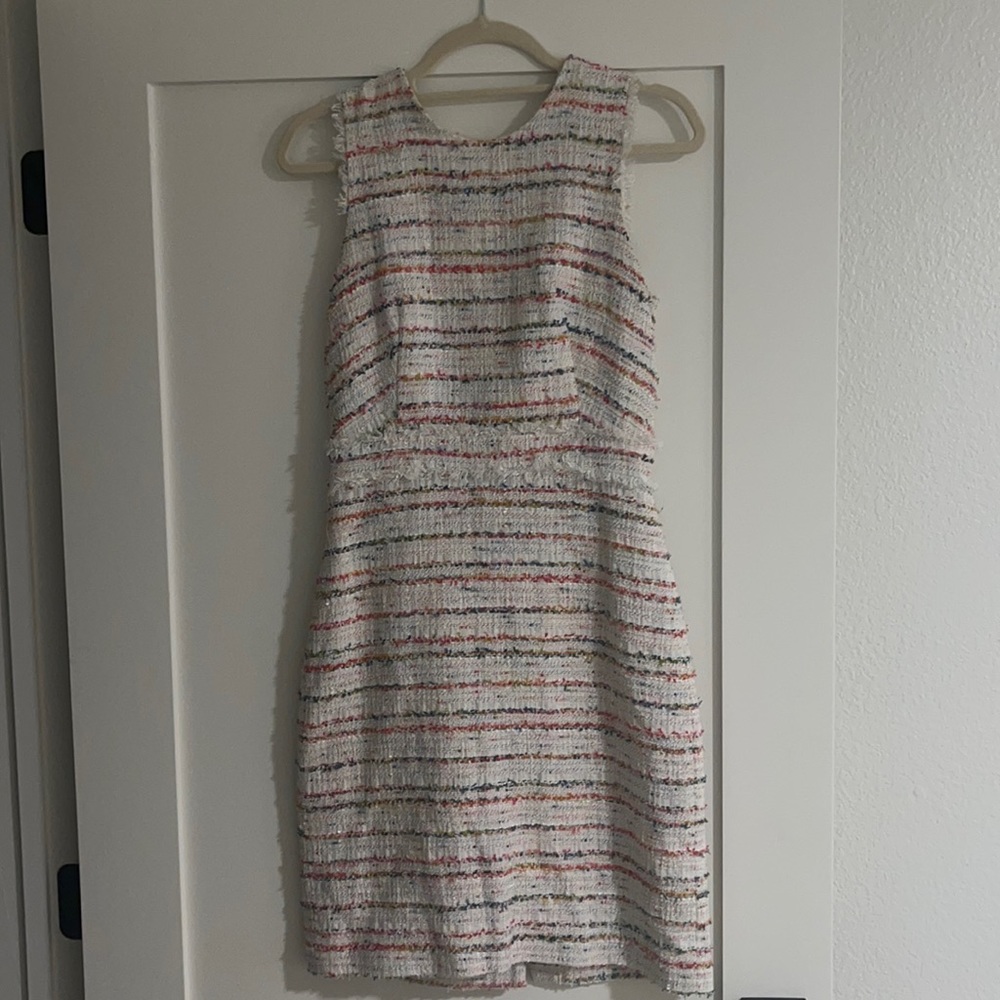 J Crew tweed summer mini dress